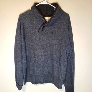 Billy Reid Shawl Collar Pullover Cotton Sweater - Size Medium